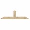 Ekena Millwork Portland Rough Sawn Timber Gable Bracket, Douglas Fir, 72"W x 21"H x 2"D x 6"F, 7/12 Pitch GBW072X21X0206POR00RDF - alternate 1